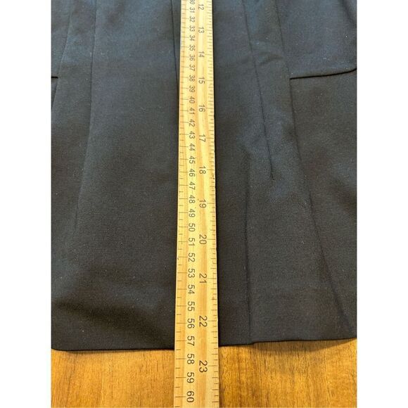 G.I.L.I. Zip Sleeve Milano Ponte Top Black Size 4 - Picture 8 of 8